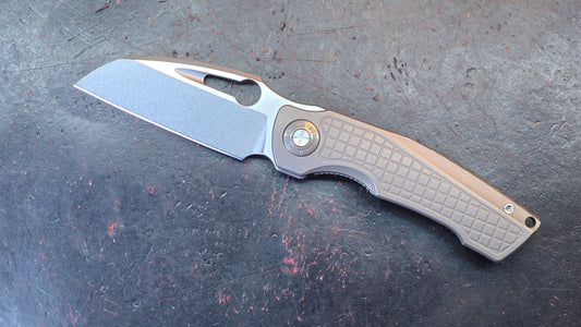 TwoSun TS559 Gray Titanium Handle 14C28N Blade (NEW)