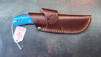 Knives Ranch 2142-TR Faux Turquoise Damascus (DISCOUNT APPLIED IN CART)