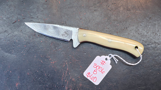 Knives Ranch 3056-B Bone Damascus (DISCOUNT APPLIED IN CART)
