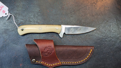 Knives Ranch 3056-B Bone Damascus (DISCOUNT APPLIED IN CART)