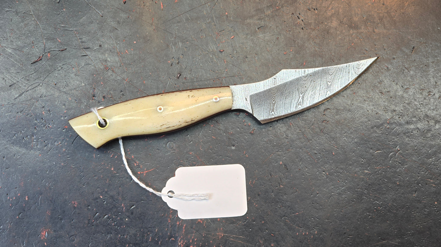 Knives Ranch 3180-B Bone Damascus (DISCOUNT APPLIED IN CART)