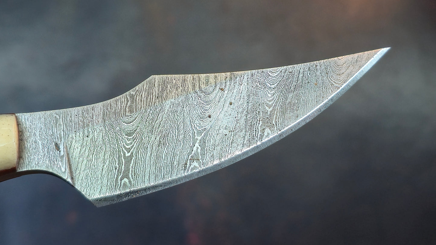 Knives Ranch 3180-B Bone Damascus (DISCOUNT APPLIED IN CART)