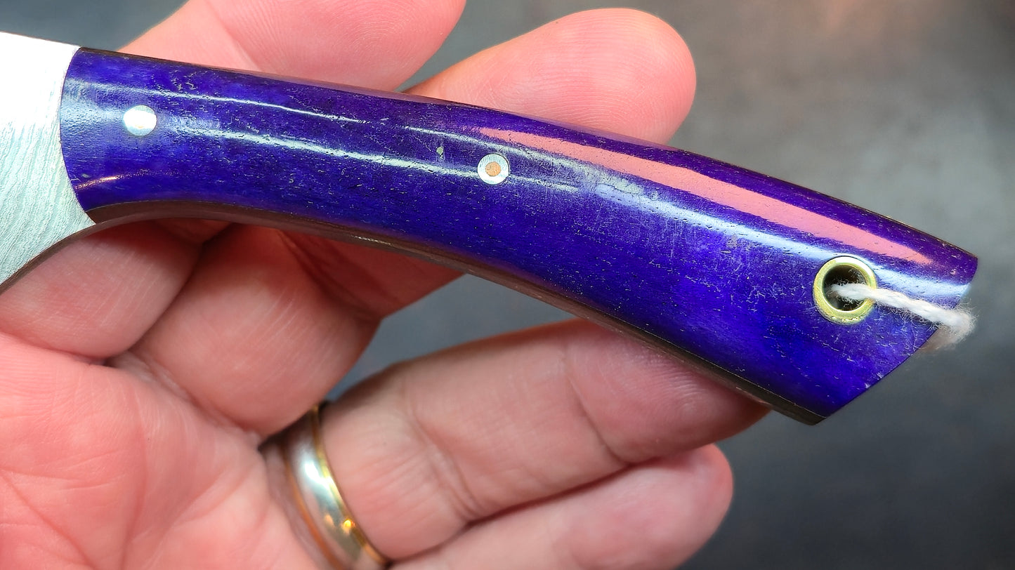 Knives Ranch 3129-BLU Bone Damascus (DISCOUNT APPLIED IN CART)