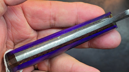 Knives Ranch 3129-BLU Bone Damascus (DISCOUNT APPLIED IN CART)