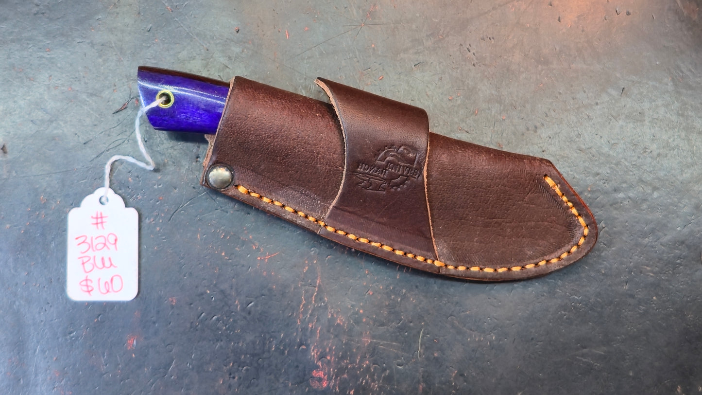 Knives Ranch 3129-BLU Bone Damascus (DISCOUNT APPLIED IN CART)
