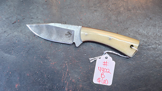Knives Ranch 4402-B Bone Damascus (DISCOUNT APPLIED IN CART)