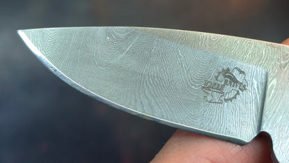 Knives Ranch 4404-B Bone Damascus (DISCOUNT APPLIED IN CART)