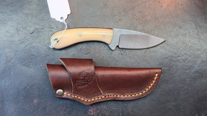 Knives Ranch 4404-B Bone Damascus (DISCOUNT APPLIED IN CART)