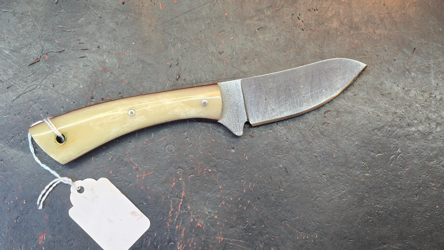 Knives Ranch 3129-B Bone Damascus (DISCOUNT APPLIED IN CART)