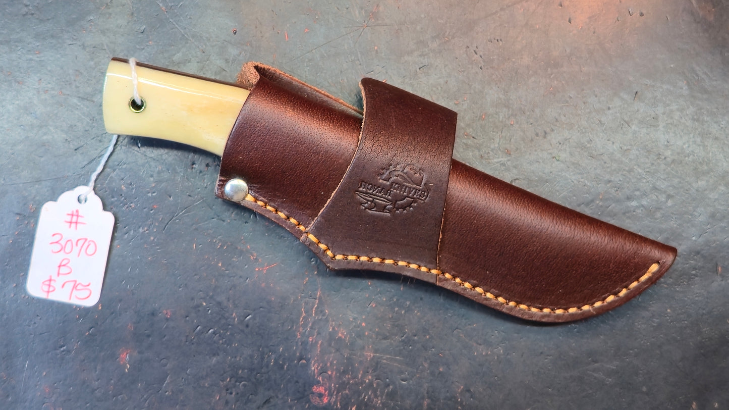 Knives Ranch 3070-B Bone Damascus (DISCOUNT APPLIED IN CART)