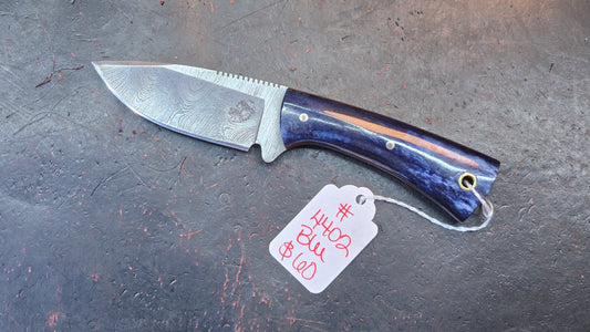 Knives Ranch 4402-BLU Bone Damascus (DISCOUNT APPLIED IN CART)