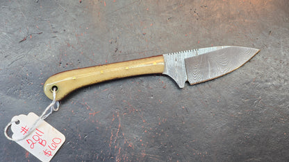 Knives Ranch 2011-B Bone Damascus (DISCOUNT APPLIED IN CART)