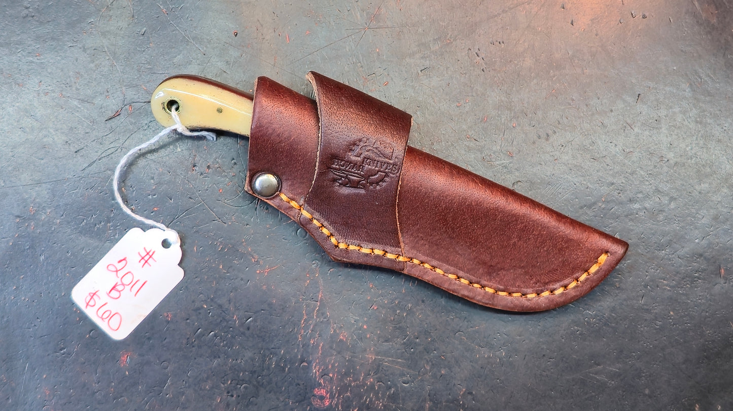 Knives Ranch 2011-B Bone Damascus (DISCOUNT APPLIED IN CART)