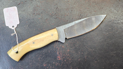 Knives Ranch 3110-B Bone Damascus (DISCOUNT APPLIED IN CART)