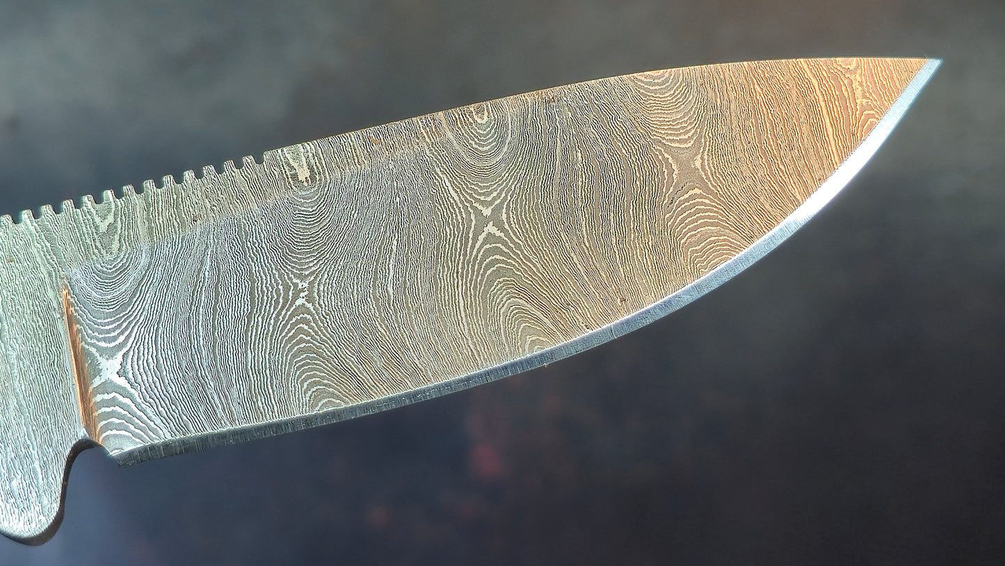Knives Ranch 3110-B Bone Damascus (DISCOUNT APPLIED IN CART)