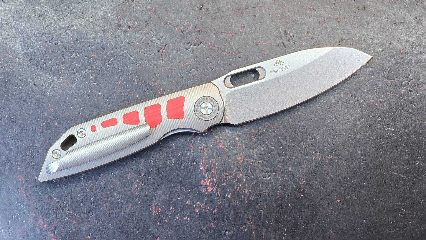 TwoSun TS415 Titanium G10 Handle D2 (NEW)