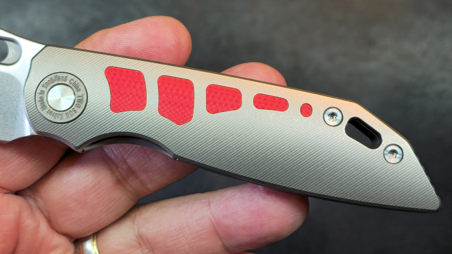 TwoSun TS415 Titanium G10 Handle D2 (NEW)