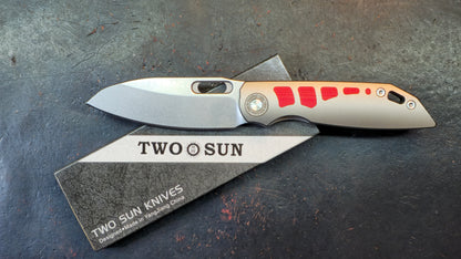 TwoSun TS415 Titanium G10 Handle D2 (NEW)