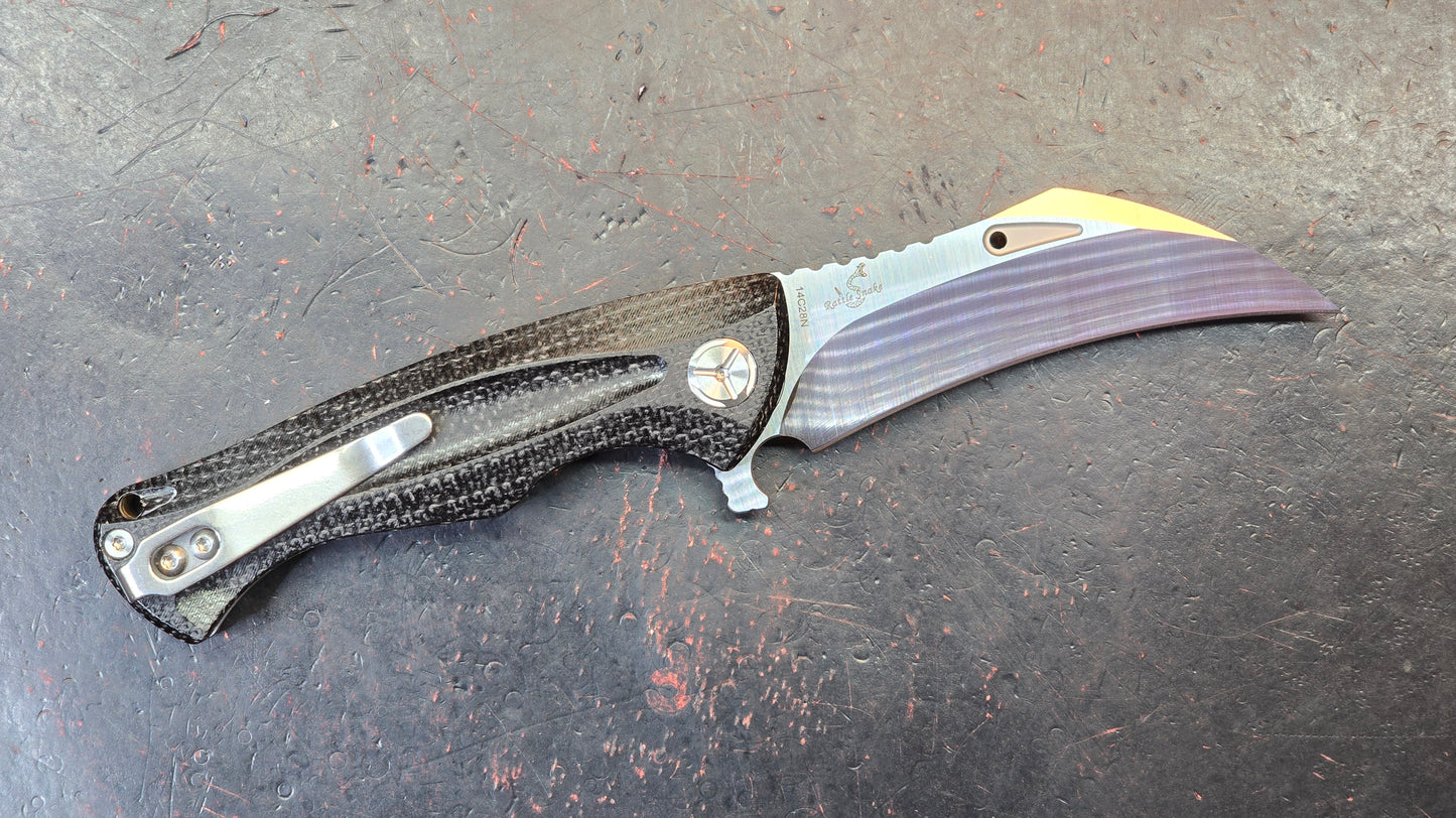 TwoSun TS202 Black Micarta 14C28N (NEW)