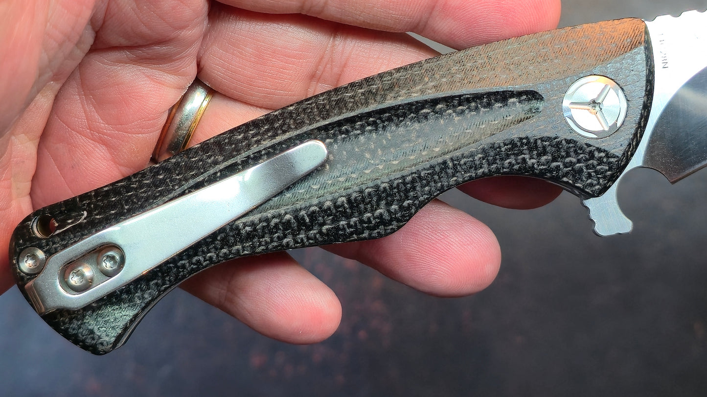 TwoSun TS202 Black Micarta 14C28N (NEW)