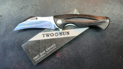 TwoSun TS202 Black Micarta 14C28N (NEW)