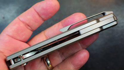 SixLeaf SL-80 Blue Titanium Handle 14C28N