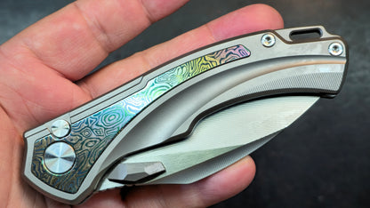 SixLeaf SL-80 Yellow Titanium Handle 14C28N