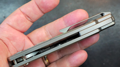 SixLeaf SL-80 Yellow Titanium Handle 14C28N