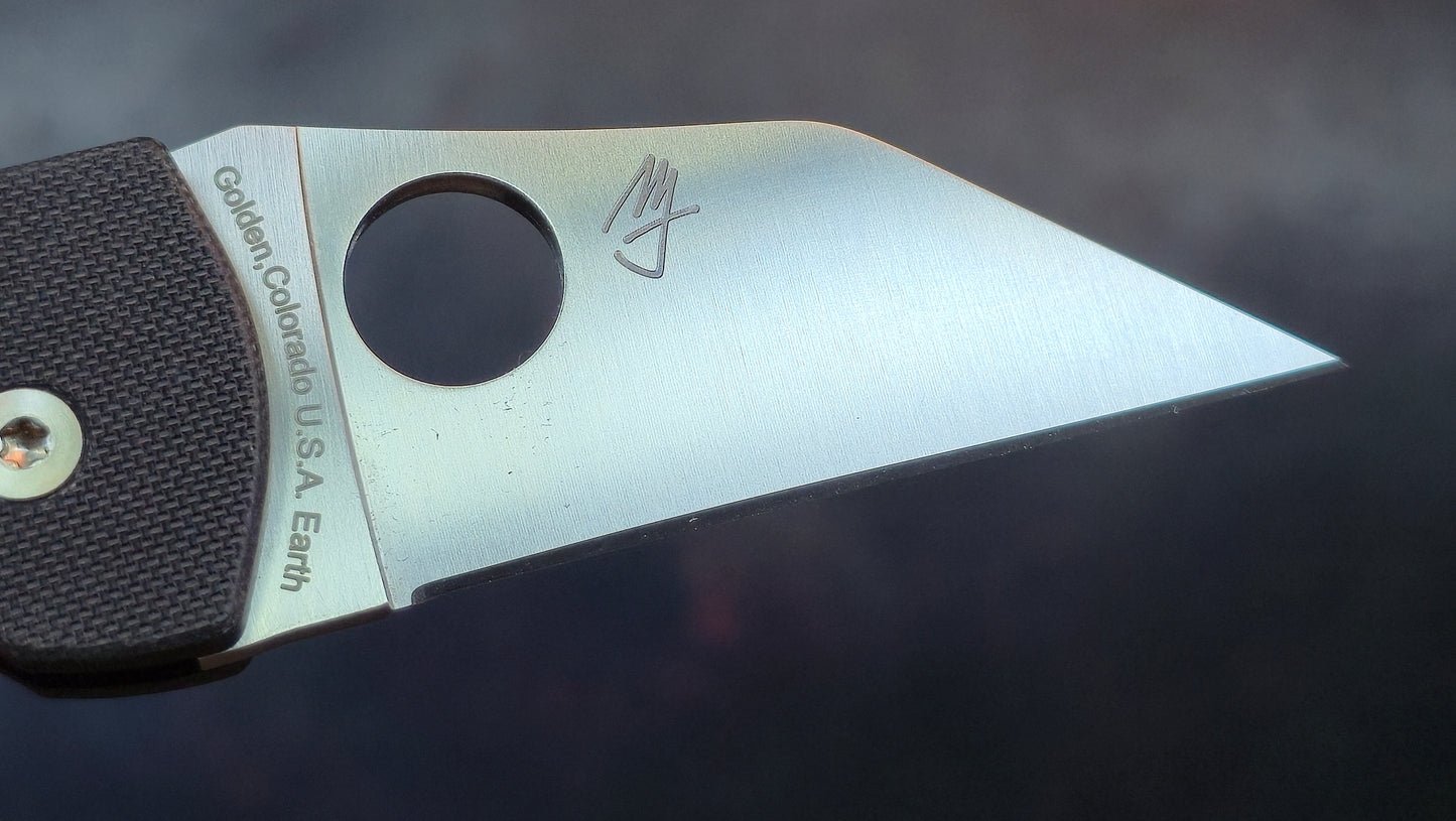 Spyderco Microjimbo Pocket Knife Black G10 Handle CPM-S30V