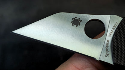 Spyderco Microjimbo Pocket Knife Black G10 Handle CPM-S30V