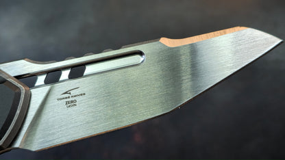 Kizer Zero Folding Knife Black/Gray Titanium/Aluminum Handle S45VN