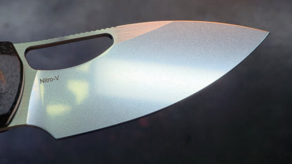 Reate PL-XE Folding Knife Black Micarta Handle Nitro-V