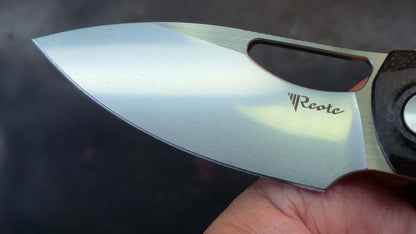 Reate PL-XE Folding Knife Black Micarta Handle Nitro-V