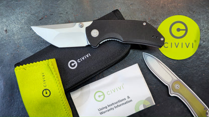 Civivi Thug 2 Folding Knife Black G10 Handle Nitro V
