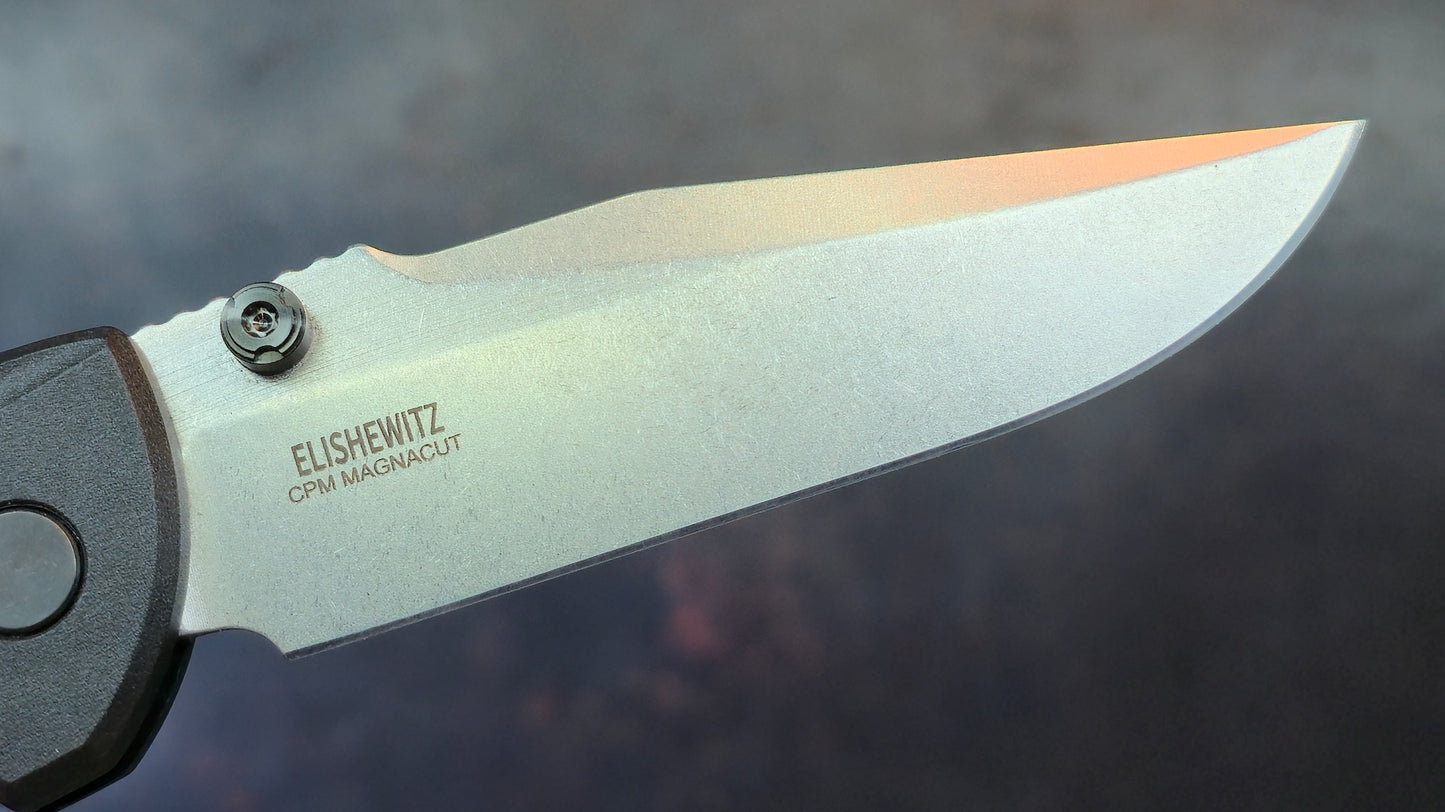 Hogue Deka Folding Knife Black Polymer Handle MagnaCut