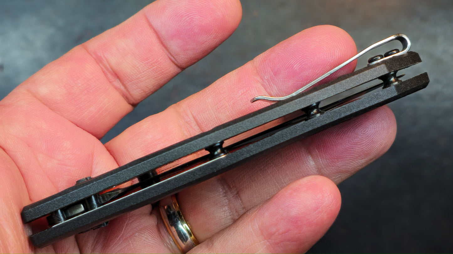 Hogue Deka Folding Knife Black Polymer Handle MagnaCut