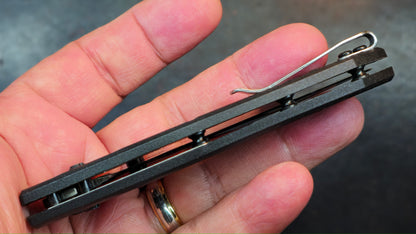 Hogue Deka Folding Knife Black Polymer Handle MagnaCut