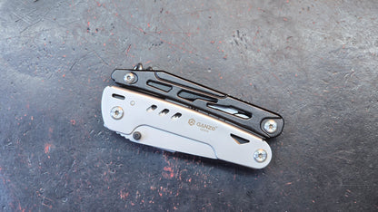 Ganzo G304 Full-sized Multitool, 21-in-1 Stainless Steel Pocket Knife with Screwdriver, Pliers with Sheath