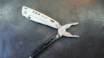 Ganzo G304 Full-sized Multitool, 21-in-1 Stainless Steel Pocket Knife with Screwdriver, Pliers with Sheath