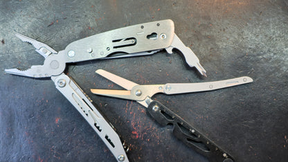 Ganzo G304 Full-sized Multitool, 21-in-1 Stainless Steel Pocket Knife with Screwdriver, Pliers with Sheath