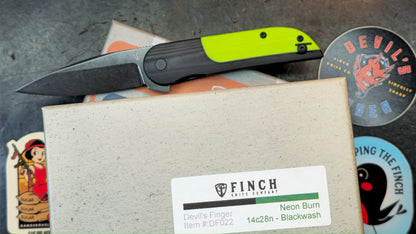 Finch Devils Finger Neon Burn G10 14C28N