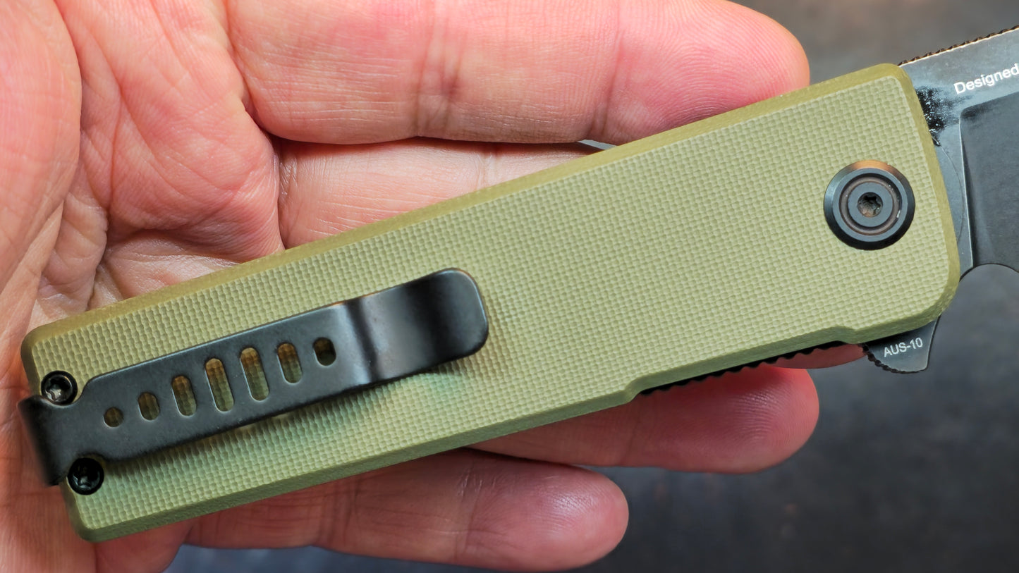 Kubey Sailor G10 Handle AUS 10 Blade