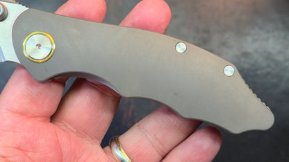 YANGGE YG003-Black TC4 titanium Handle S90V Blade