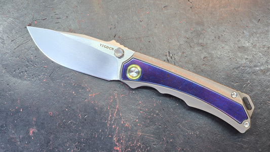 YJGDCN YJ2524 Titanium Timascus M390