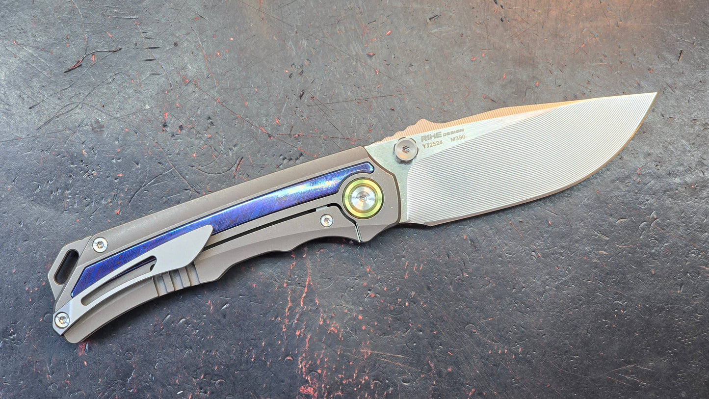 YJGDCN YJ2524 Titanium Timascus M390