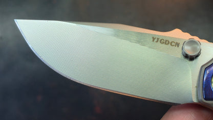 YJGDCN YJ2524 Titanium Timascus M390