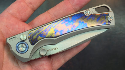 YJGDCN YJ2526 Titanium Timascus M390