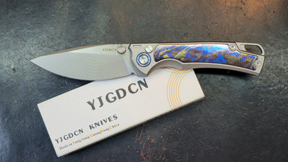 YJGDCN YJ2526 Titanium Timascus M390