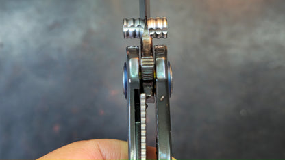 SixLeaf SL-81 Zirconium Handle Damascus Blade