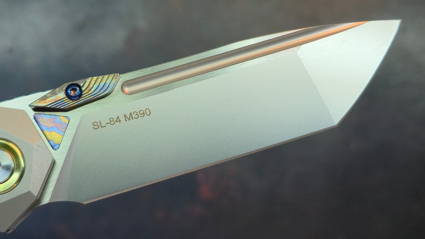 Sixleaf SL-84 Titanium Timascus M390